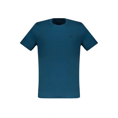 Camiseta de algodón azul de Harmont &amp; Blaine