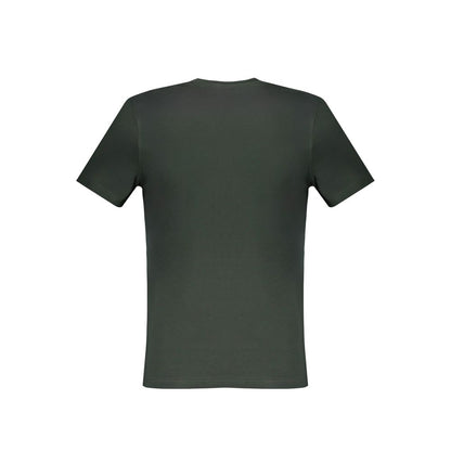 Camiseta de algodón verde Harmont &amp; Blaine