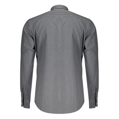 Camisa de algodón azul Harmont &amp; Blaine