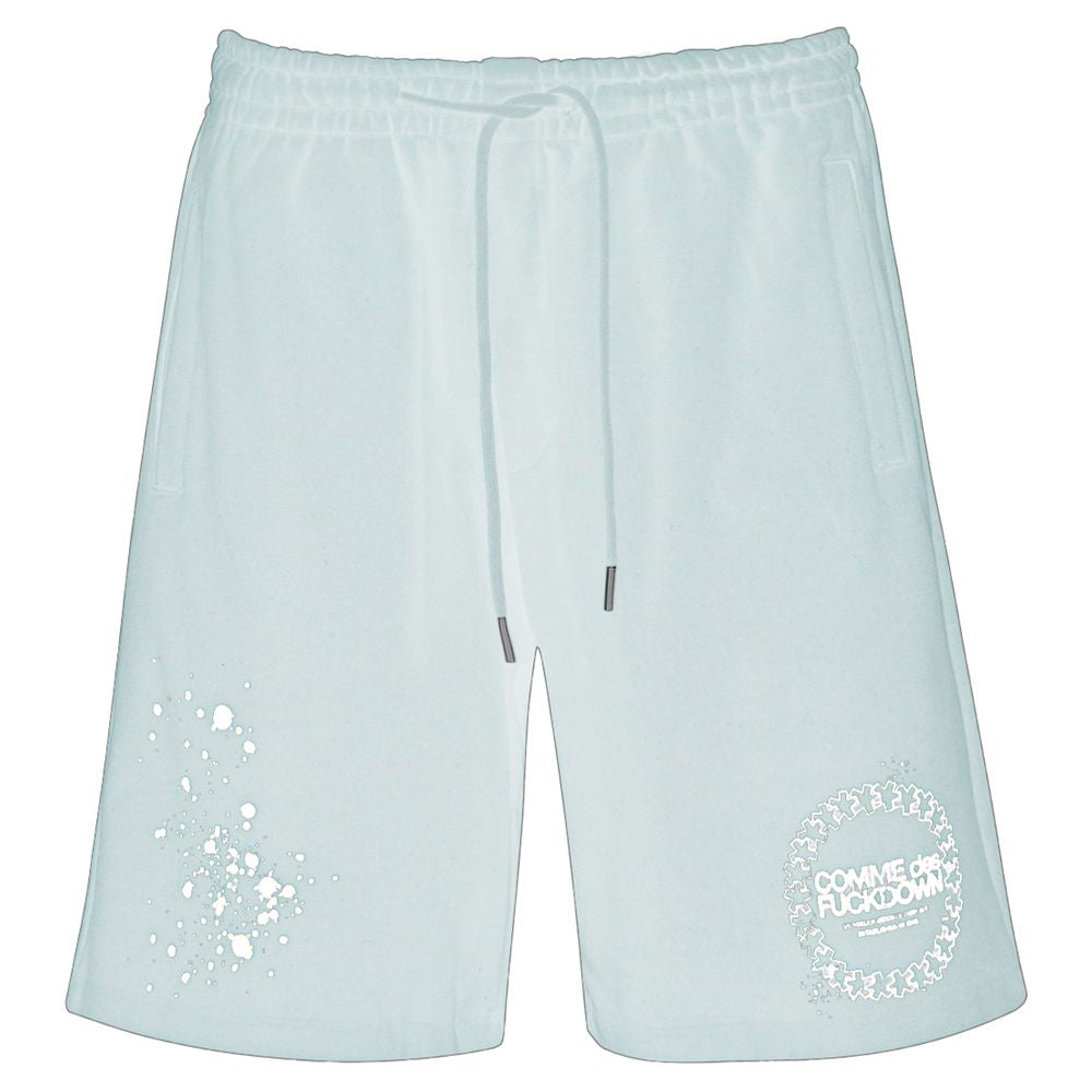 Pantalón corto de algodón gris Comme Des Fuckdown