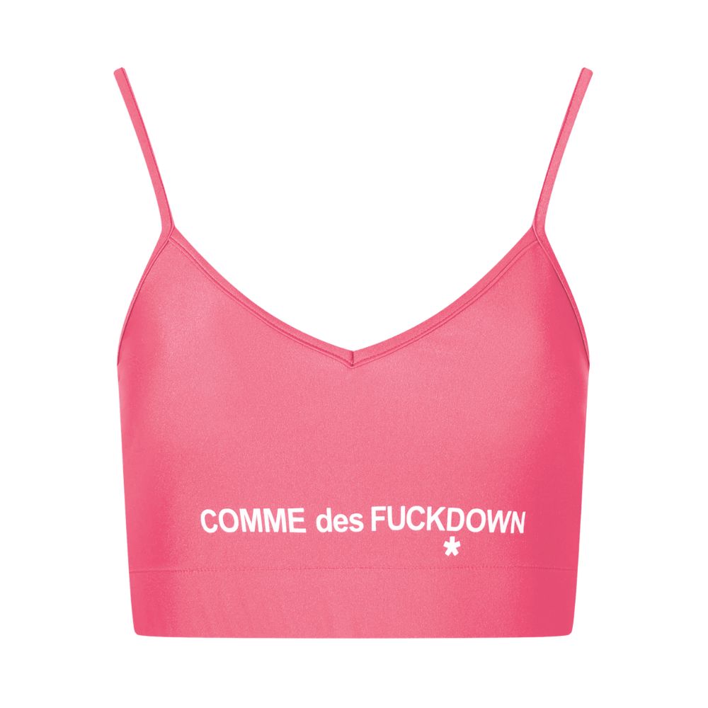 Camisetas y tops de poliéster rosa de Comme Des Fuckdown