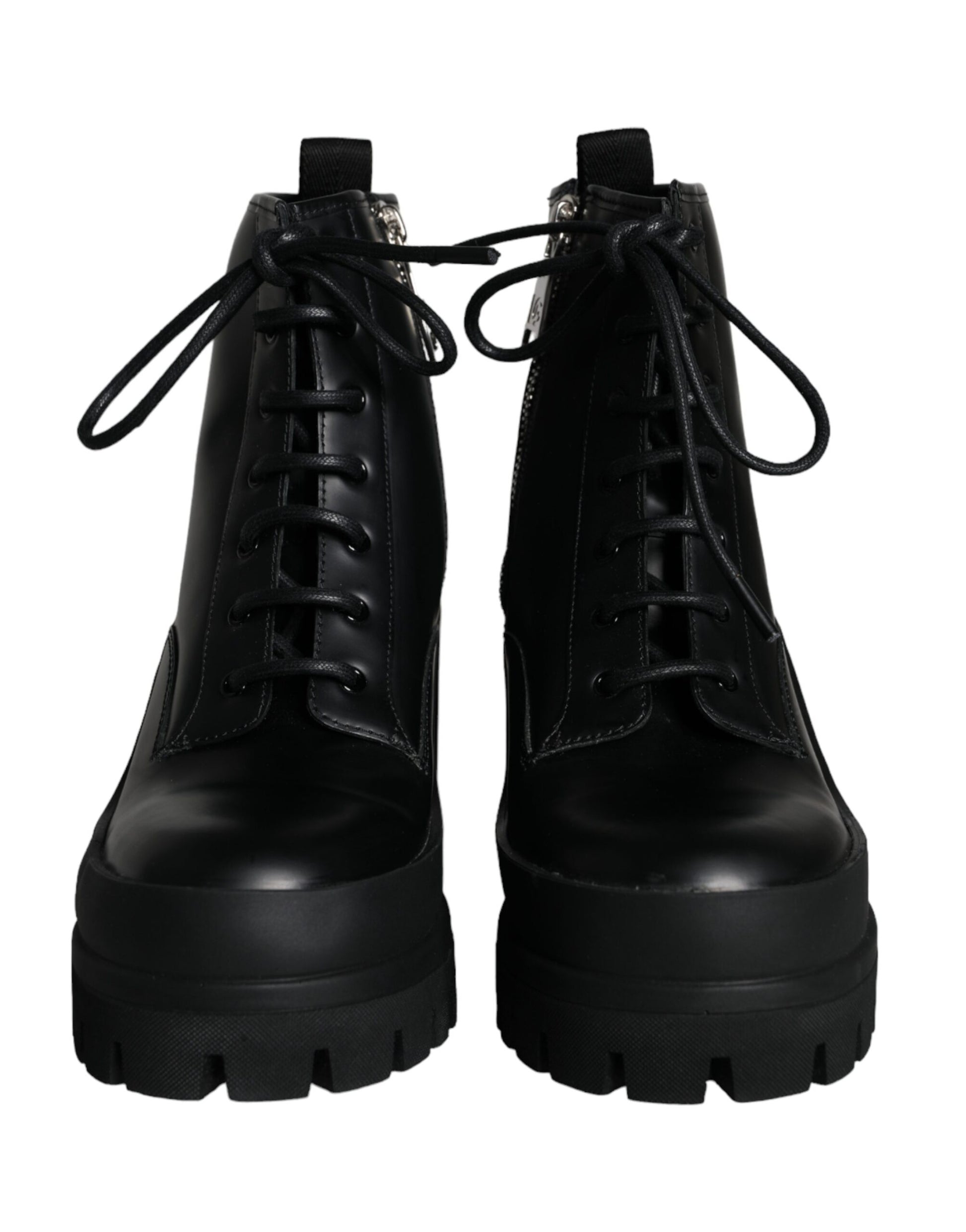 Botas de trekking con cordones negras de Dolce &amp; Gabbana para hombre