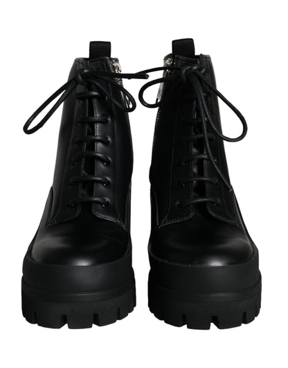 Botas de trekking con cordones negras de Dolce &amp; Gabbana para hombre