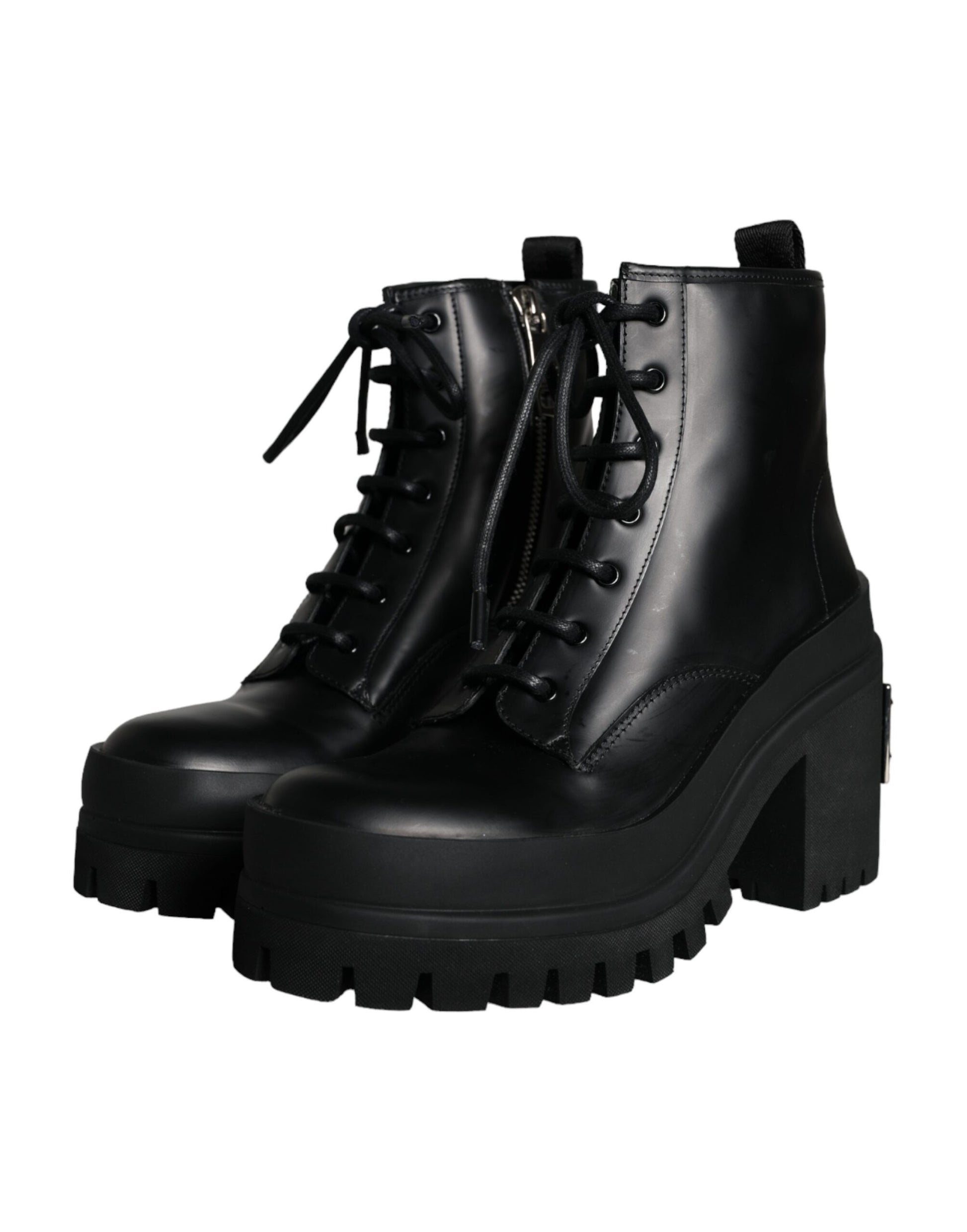 Botas de trekking con cordones negras de Dolce &amp; Gabbana para hombre
