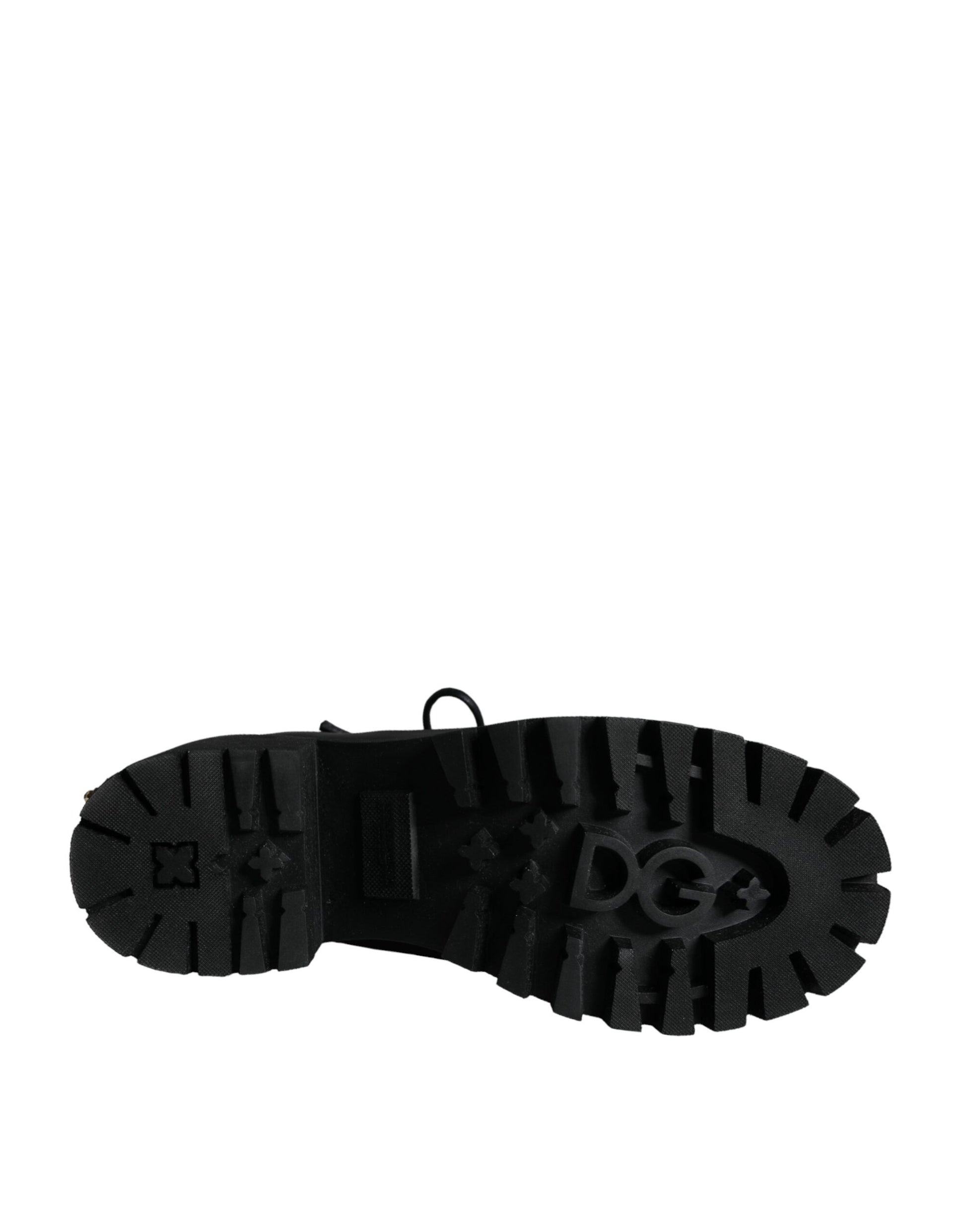 Botas de trekking con cordones negras de Dolce &amp; Gabbana para hombre