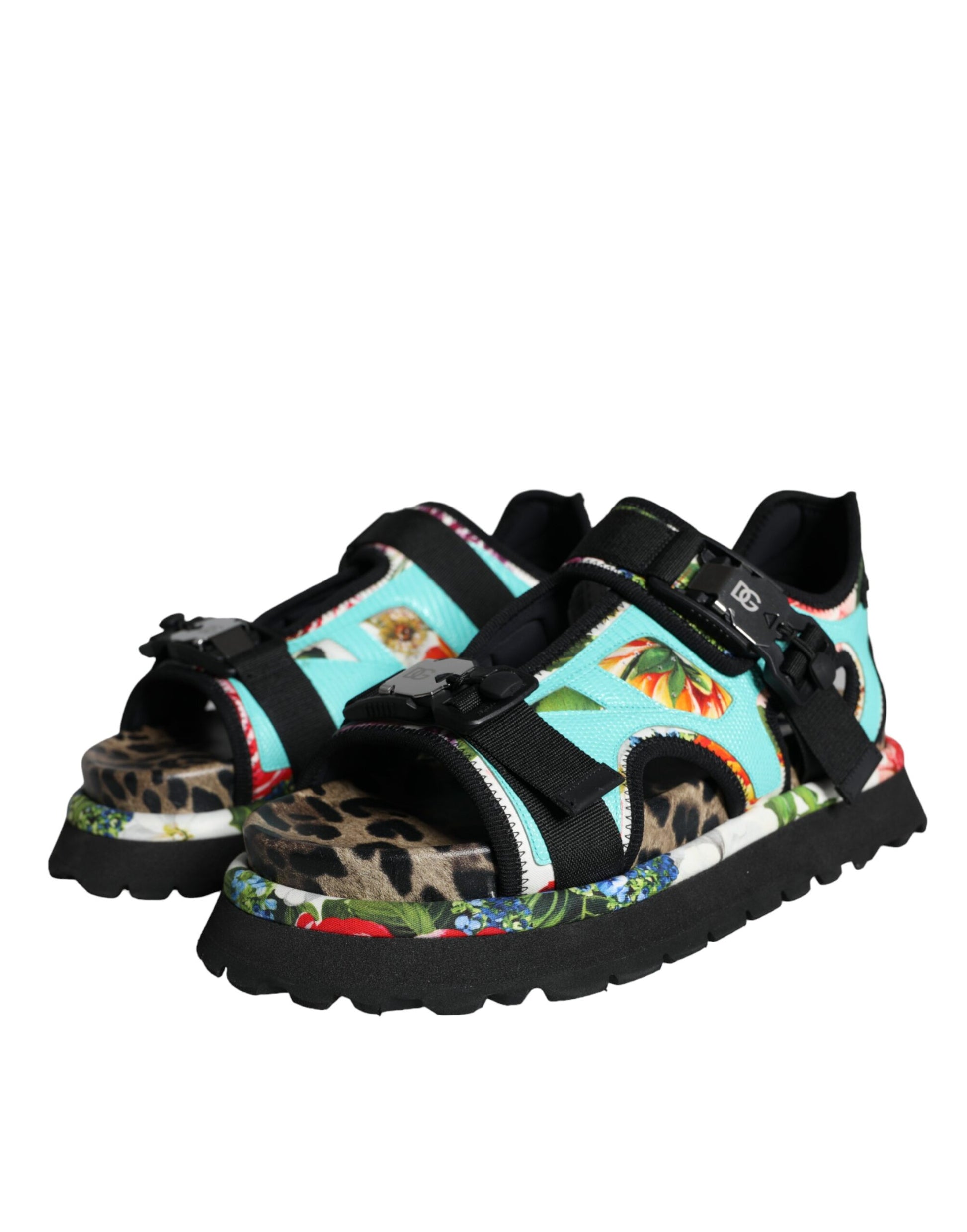 Sandalias con diseño de patchwork multicolor de Dolce &amp; Gabbana Zapatos para hombre