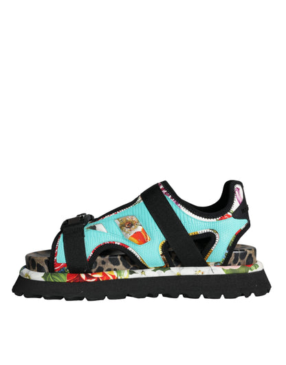 Sandalias con diseño de patchwork multicolor de Dolce &amp; Gabbana Zapatos para hombre