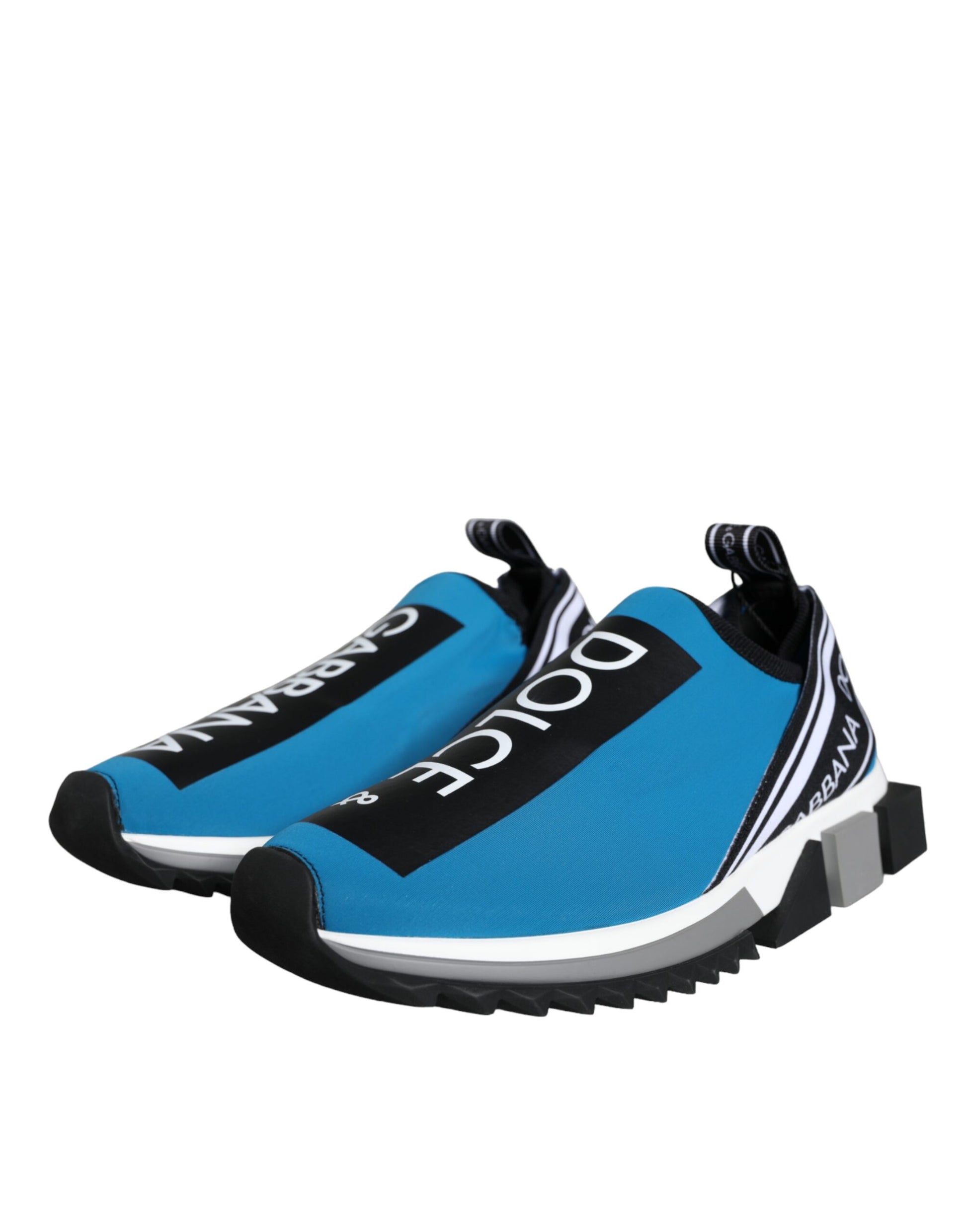 Zapatillas deportivas de caña baja Sorrento con logotipo azul de Dolce &amp; Gabbana para hombre