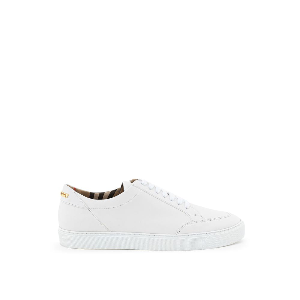 Zapatillas de piel blanca de Burberry