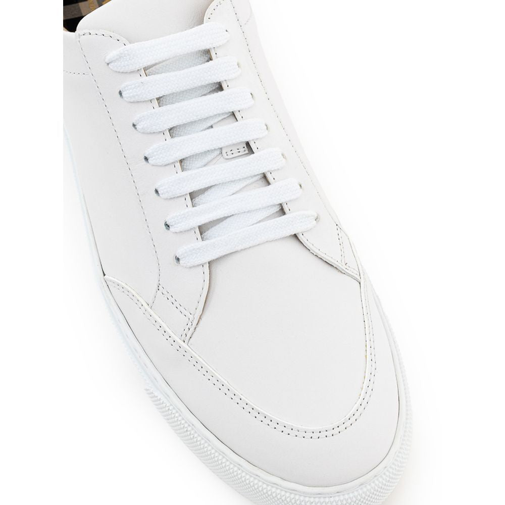 Zapatillas de piel blanca de Burberry