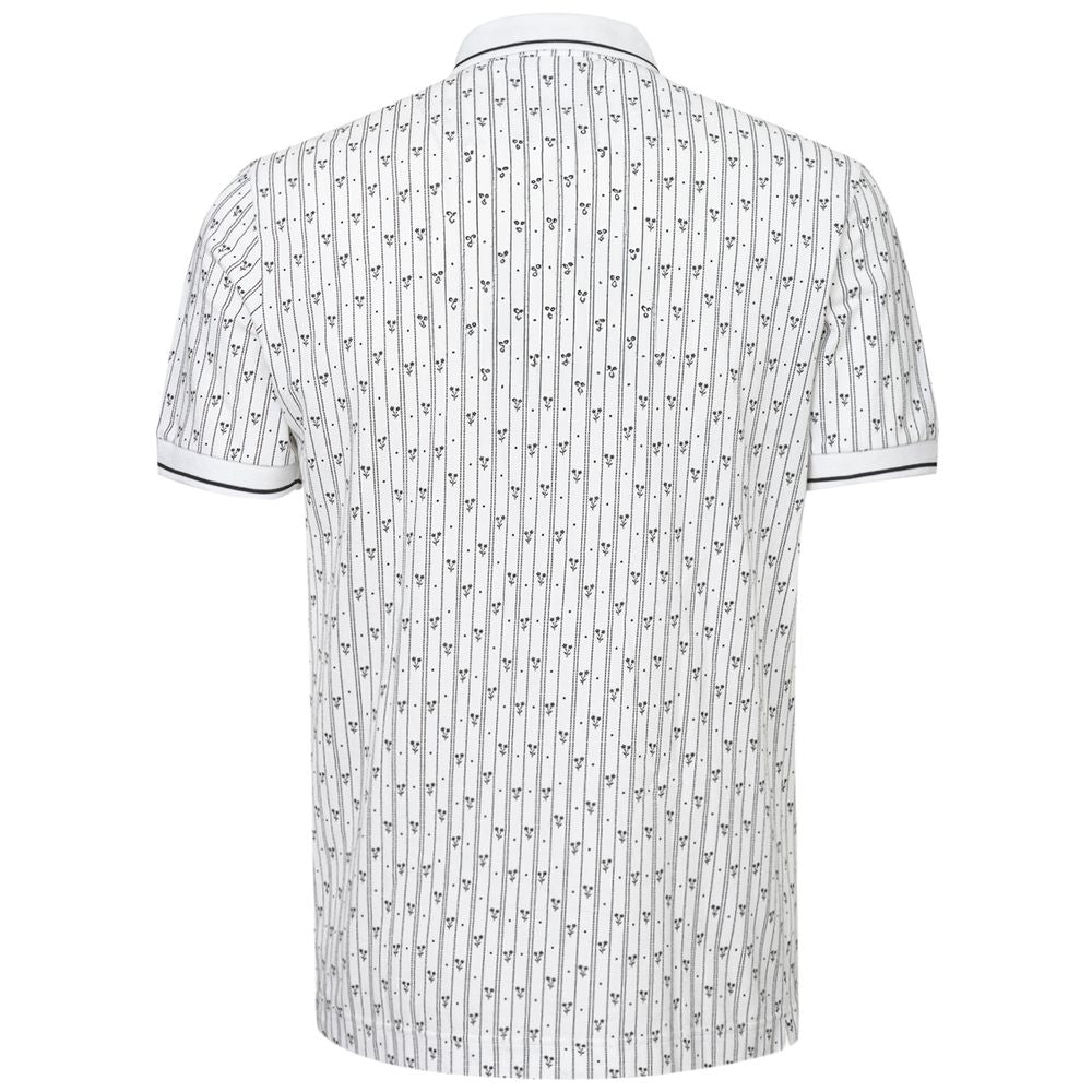 Dolce & Gabbana White Cotton Polo Shirt