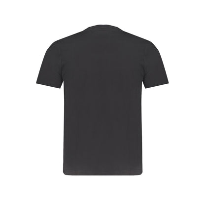 Camiseta de algodón negra Kappa