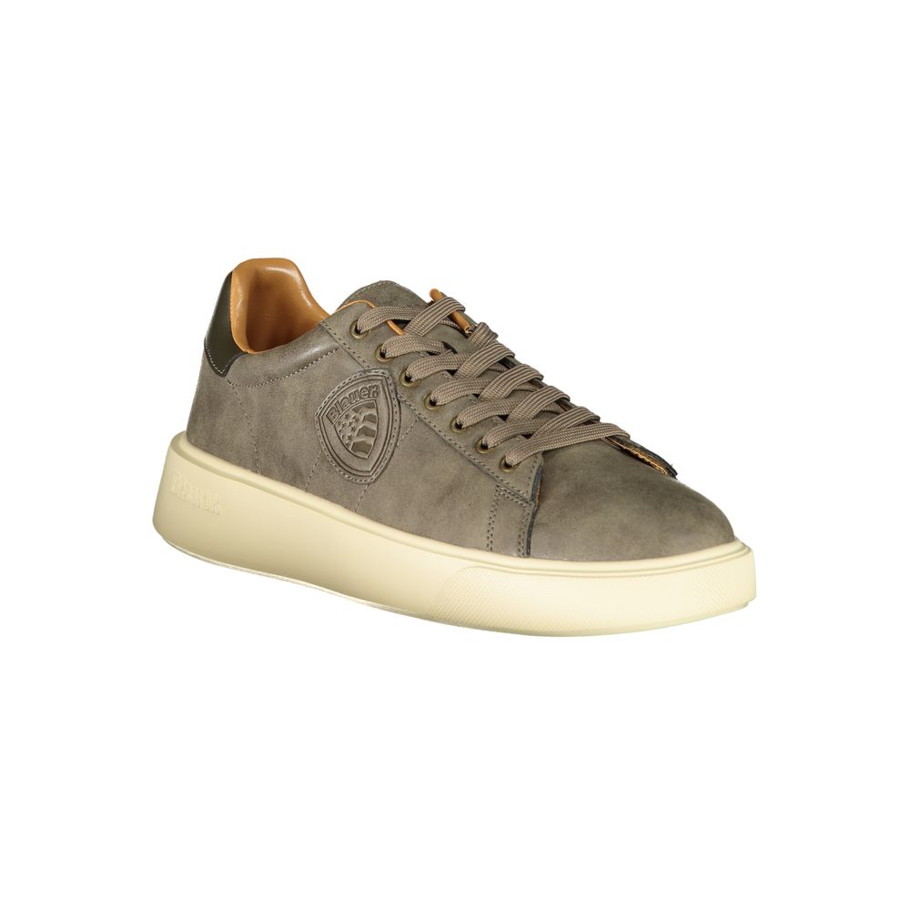 Zapatilla Blauer De Poliéster Beige