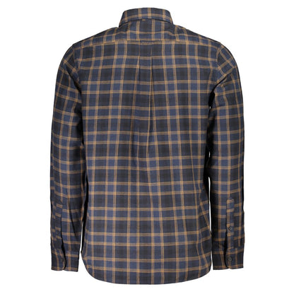 Camisa de algodón azul Timberland