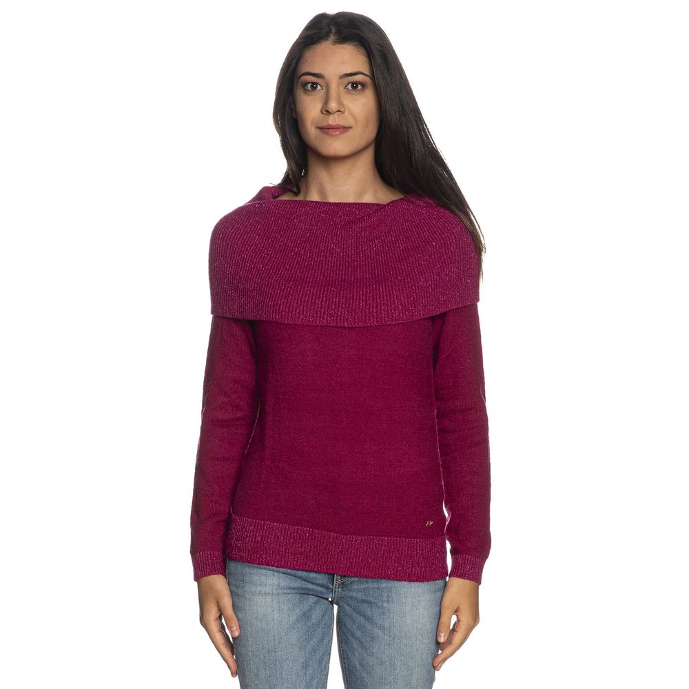 Suéter de viscosa fucsia Yes Zee