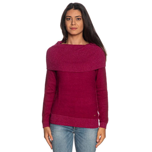 Suéter de viscosa fucsia Yes Zee