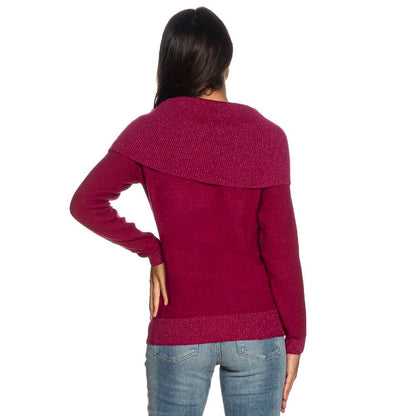 Suéter de viscosa fucsia Yes Zee