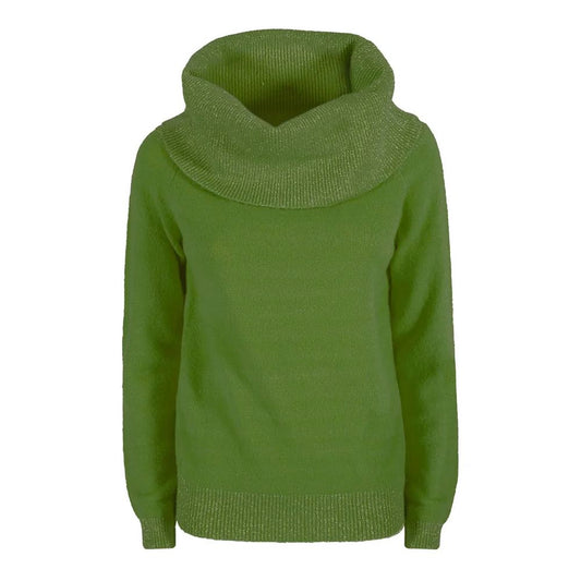 Suéter de viscosa verde Yes Zee
