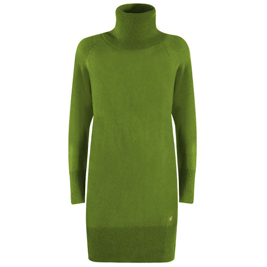 Yes Zee Vestido de viscosa verde