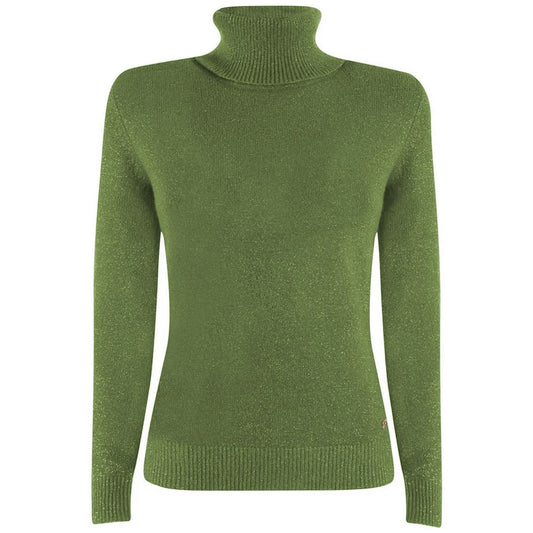 Suéter de viscosa verde Yes Zee