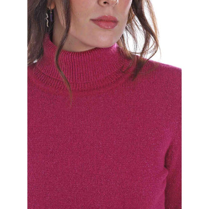 Suéter de viscosa fucsia Yes Zee