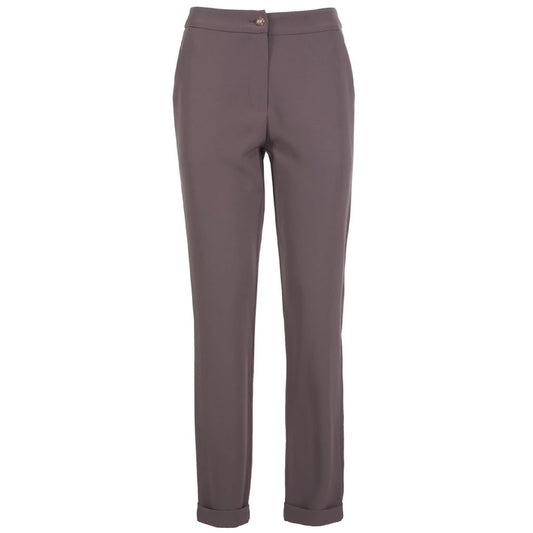 Yes Zee - Pantalones vaqueros y pantalón de poliéster gris