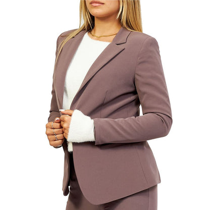 Sí Zee Trajes y blazer de poliéster gris