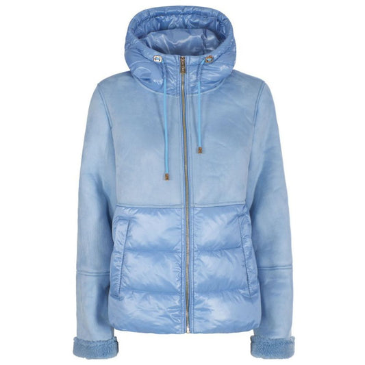 Chaquetas y abrigos de nailon azul claro Yes Zee