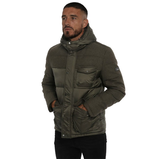 Chaqueta de poliéster verde Yes Zee
