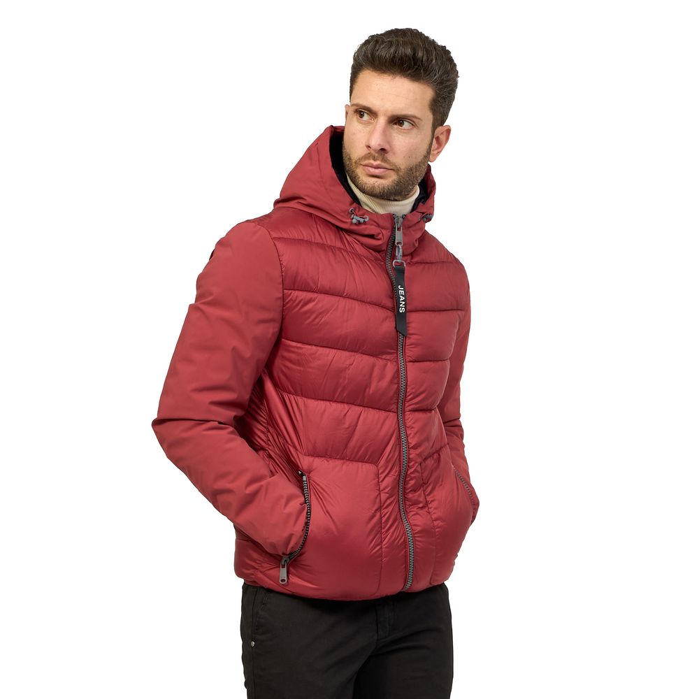 Yes Zee Red Nylon Jacket