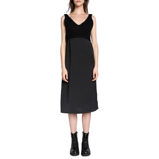 Vestido de poliéster negro PINKO