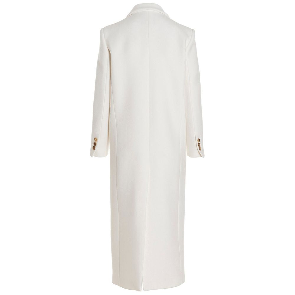 PINKO White Wool Jackets & Coat