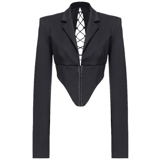 Trajes y blazers de viscosa negra PINKO