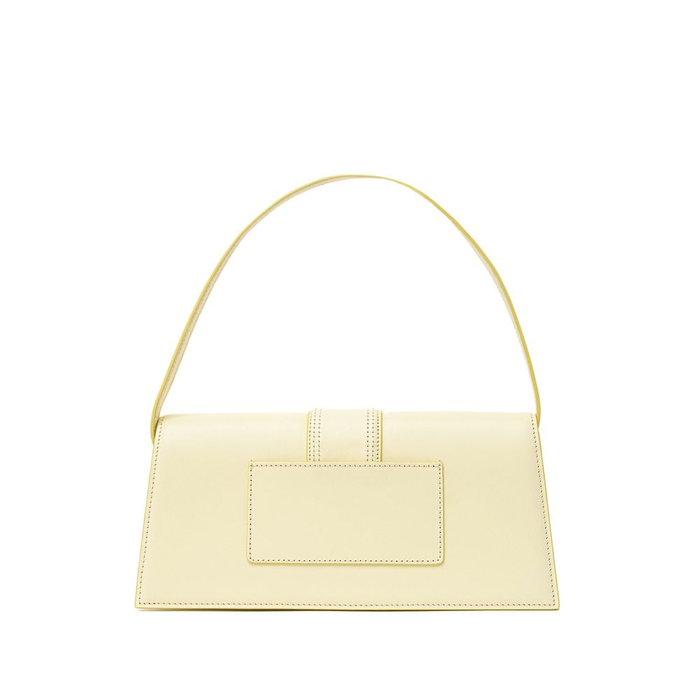 Bolso de hombro de piel amarilla de Jacquemus