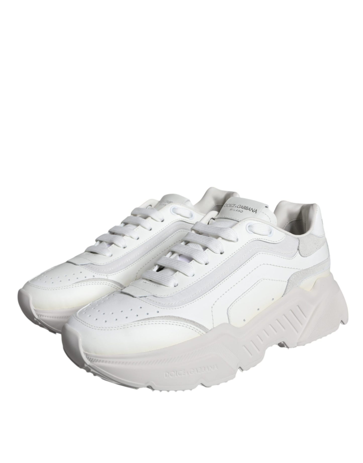 Zapatillas deportivas blancas Daymaster de piel de becerro de Dolce &amp; Gabbana