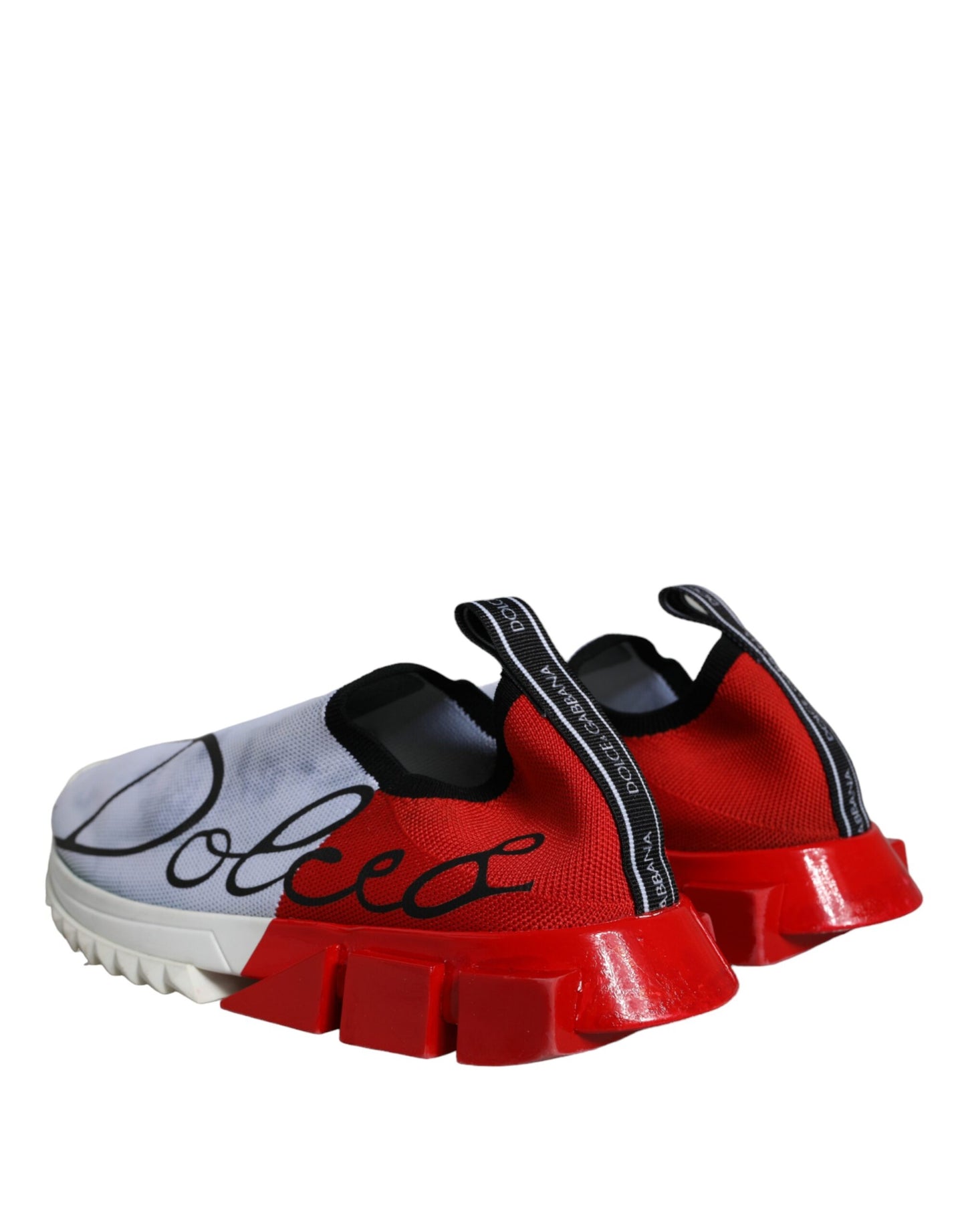 Zapatillas deportivas Sorrento con logo rojo y blanco de Dolce &amp; Gabbana