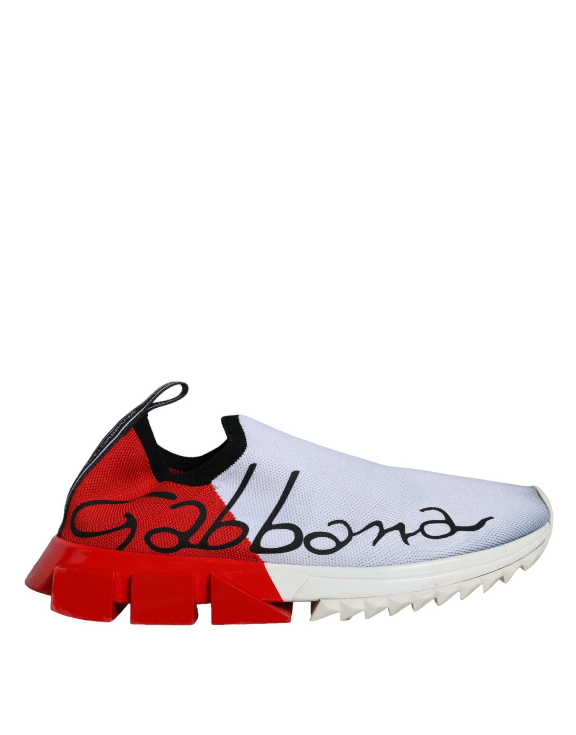 Zapatillas deportivas Sorrento con logo rojo y blanco de Dolce &amp; Gabbana