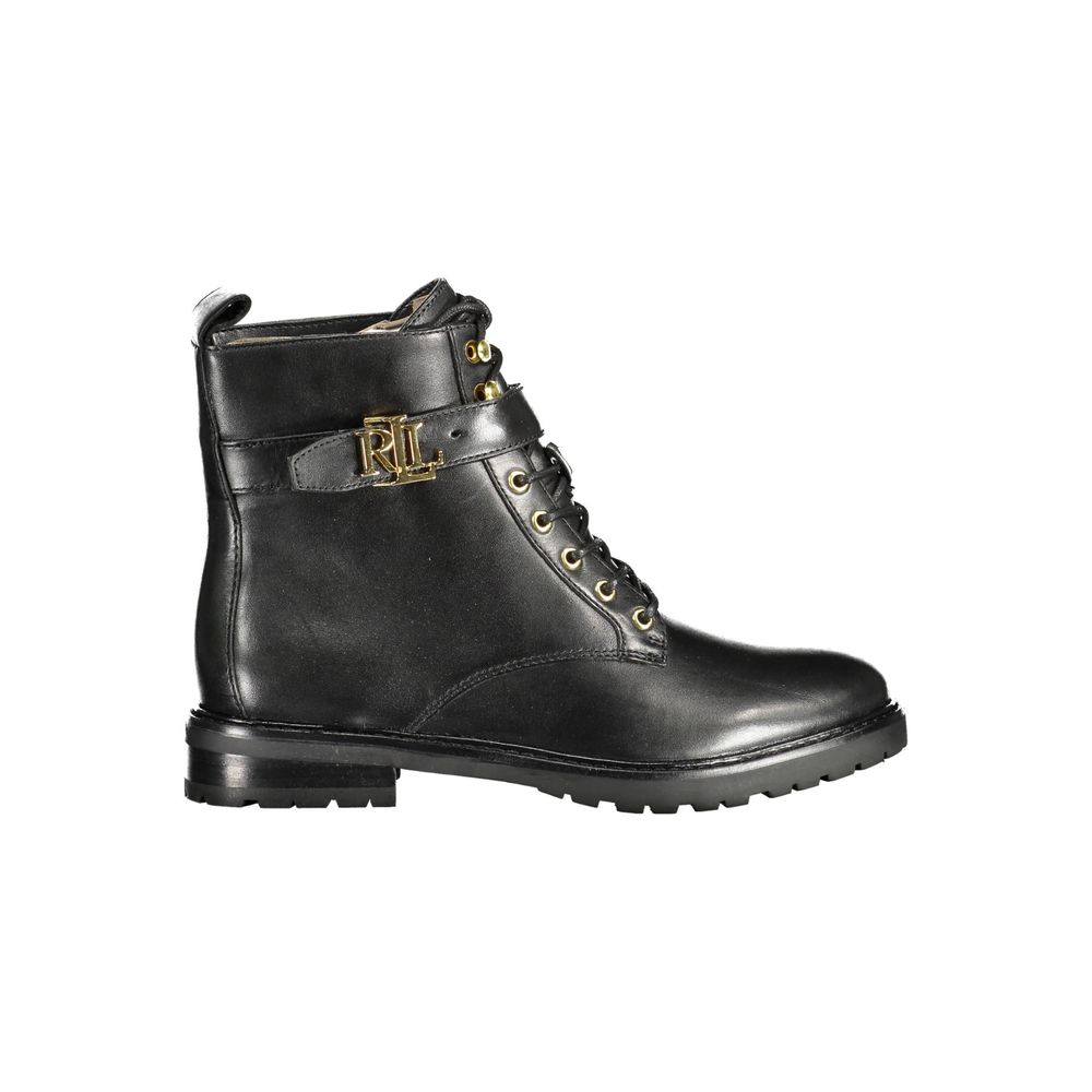 Bota de poliéster negra Ralph Lauren