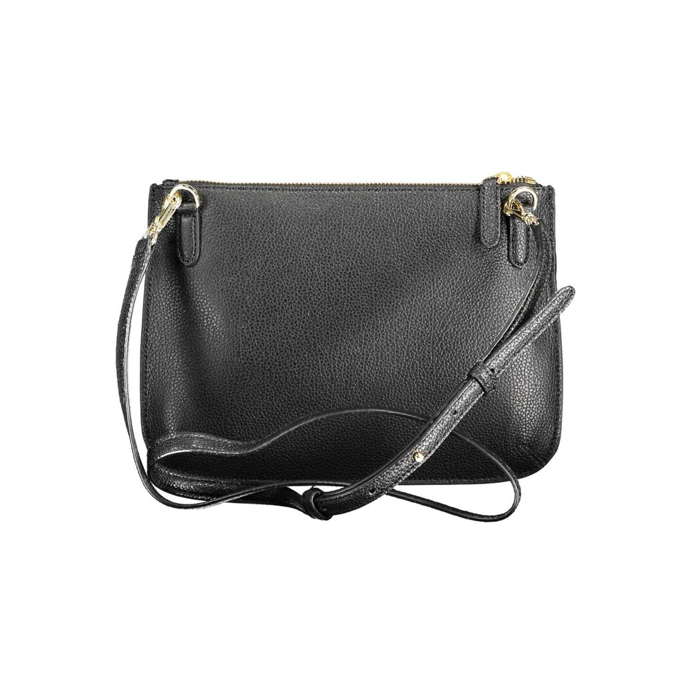 Bolso de mano de cuero negro de Ralph Lauren