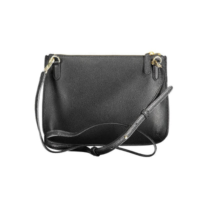 Bolso de mano de cuero negro de Ralph Lauren