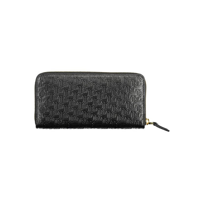 Cartera de cuero negra de Ralph Lauren