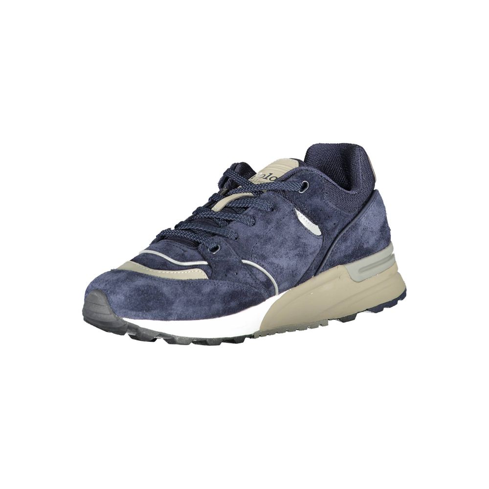 Zapatillas Ralph Lauren de poliéster en color azul