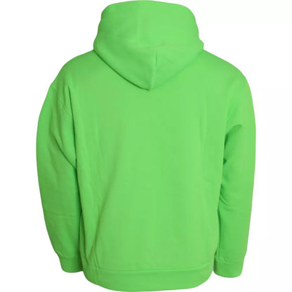 Sudadera con capucha y logotipo verde de Dolce &amp; Gabbana