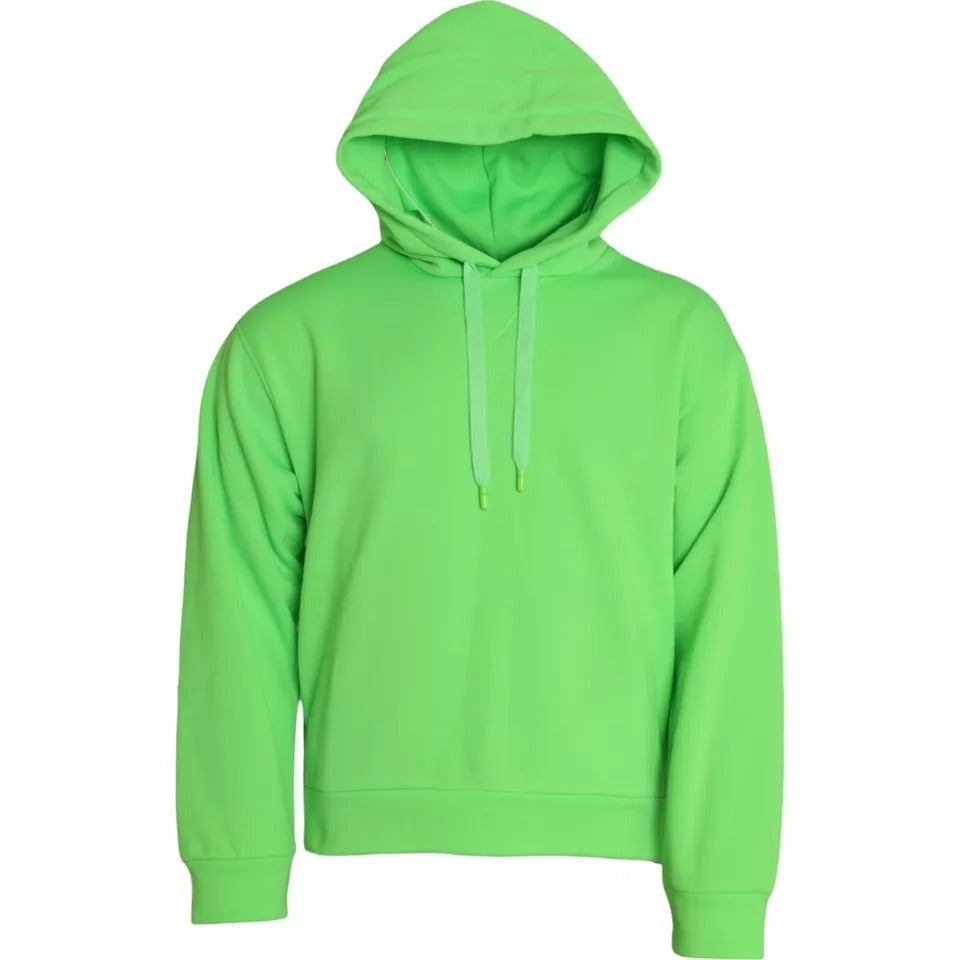 Sudadera con capucha y logotipo verde de Dolce &amp; Gabbana