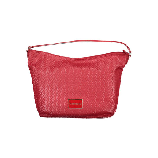 Bolso de mano de polietileno rojo de Valentino Bags