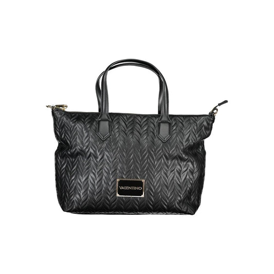 Bolso de mano de polietileno negro de Valentino Bags