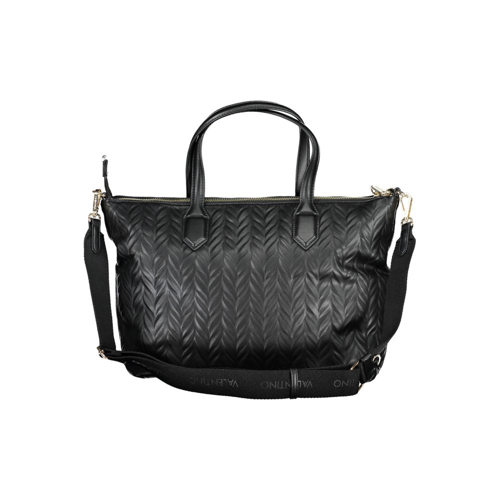 Bolso de mano de polietileno negro de Valentino Bags