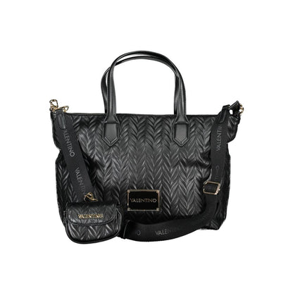 Bolso de mano de polietileno negro de Valentino Bags