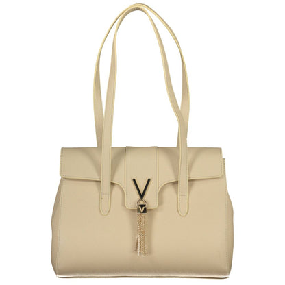 Bolso de mano de polietileno beige de Valentino Bags