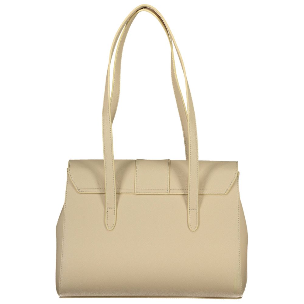 Bolso de mano de polietileno beige de Valentino Bags